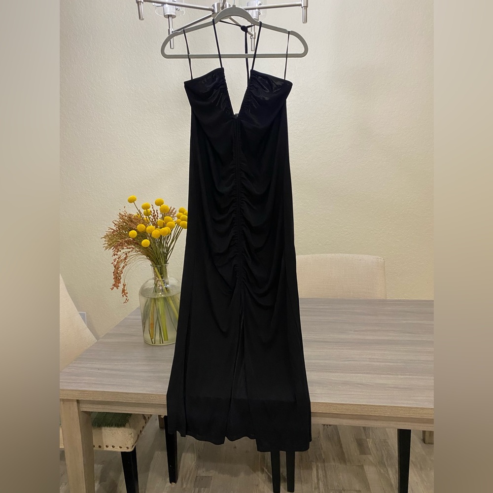 Zara Black Halter Dress